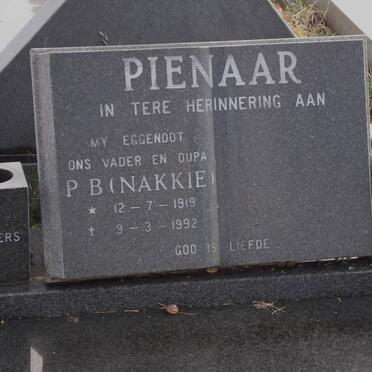 PIENAAR P.B. 1919-1992