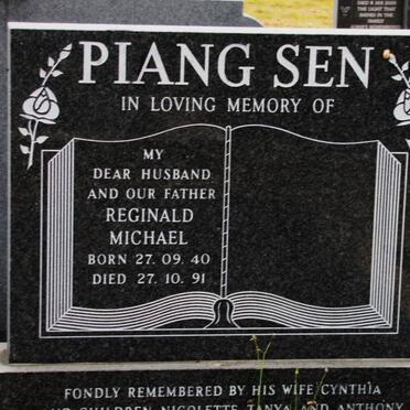 PIANG SEN Reginald Michael 1940-1991