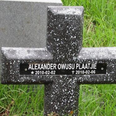 PLAATJIE Alexander Owusu 2010-2010