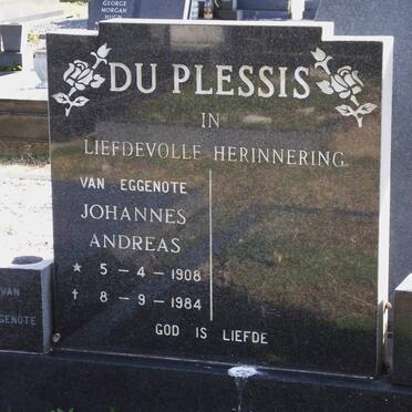PLESSIS Johannes Andreas, du 1908-1984