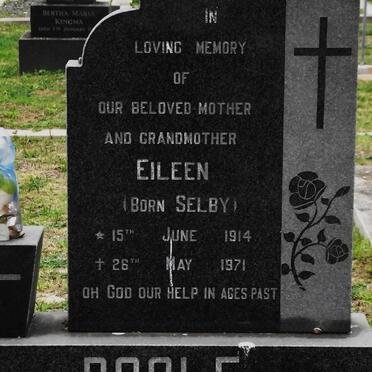 POOLE Eileen nee SELBY 1914-1971