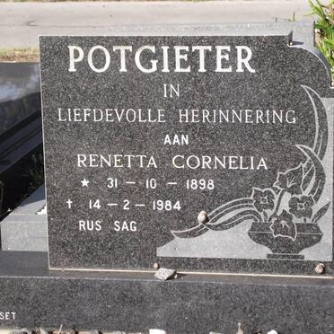 POTGIETER Renetta Cornelia 1898-1984