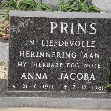 PRINS Anna Jacoba 1911-1981