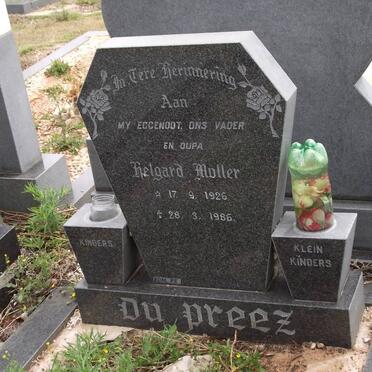 PREEZ Helgard Muller, du 1926-1986