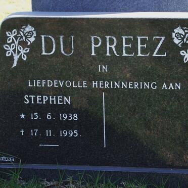 PREEZ Stephen, du 1938-1995
