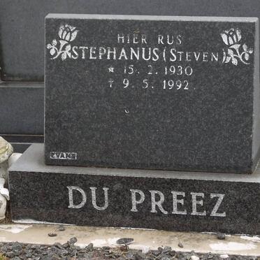 PREEZ Stephanus, du 1930-1992