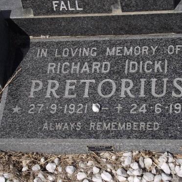 PRETORIUS Richard 1921-1990