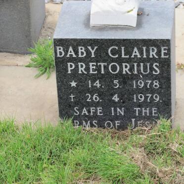 PRETORIUS Claire 1978-1979