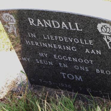 RANDALL Tom 1936-1986