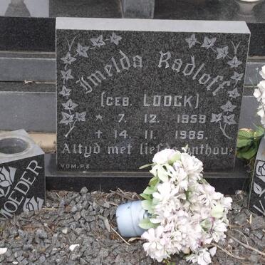 RADLOFF Imelda nee LOOCK 1959-1985