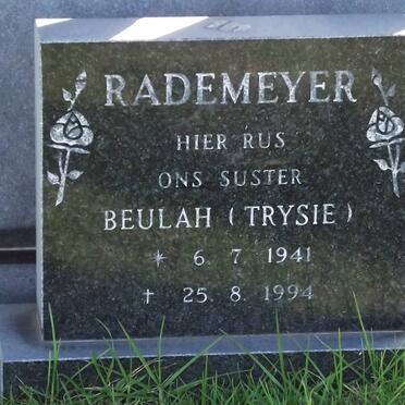 RADEMEYER Beulah 1941-1994