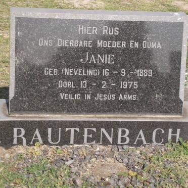 RAUTENBACH G.M.A. 1889-1975