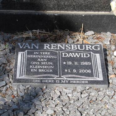 RENSBURG Dawid, van 1989-2006