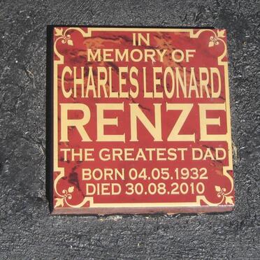 RENZE Charles Leonard 1932-2010 :: RENZE Vanessa Ann 1961-1962