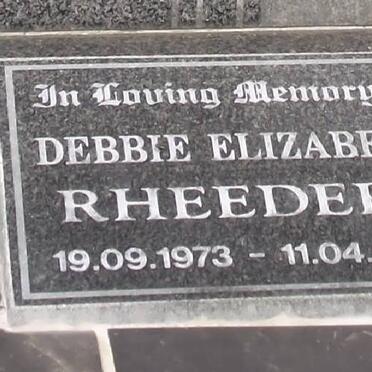 RHEEDERS Debbie Elizabeth 1973-2007