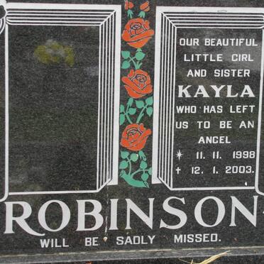 ROBINSON Kayla 1998-2003