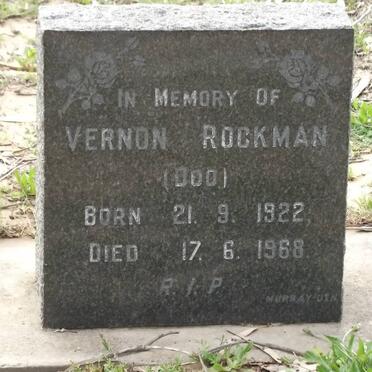ROCKMAN Vernon 1922-1968