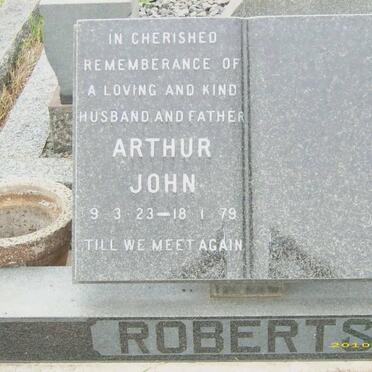 ROBERTS Arthur John 1923-1979