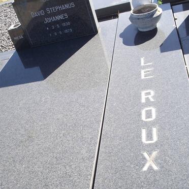 ROUX David Stephanus Johannes, le 1930-1979