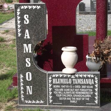 SAMSON Hlumelo Tamsanqu 1947-2007