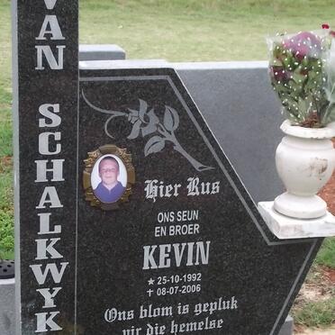 SCHALKWYK Kevin, van 1992-2006