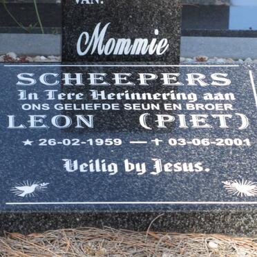 SCHEEPERS Leon 1959-2001