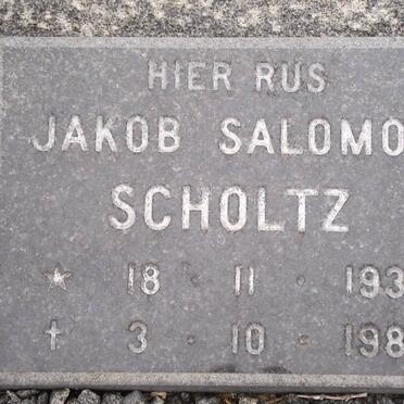 SCHOLTZ Jakob Salomon 1934-1980