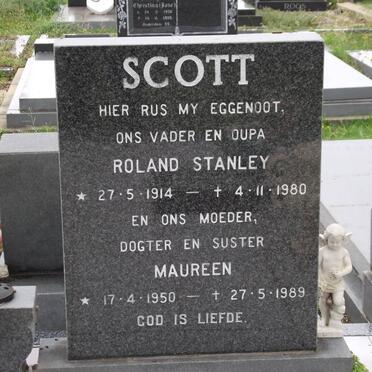 SCOTT Roland Stanley 1914-1980 :: WILLEMSE Maureen 1950-1989