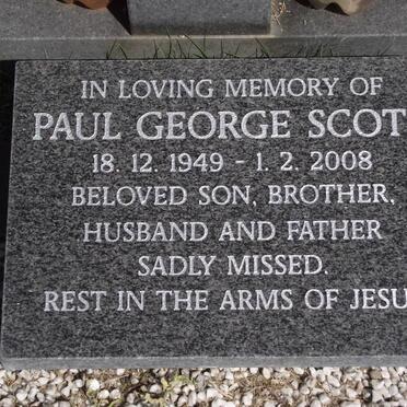 SCOTT Paul George 1949-2008