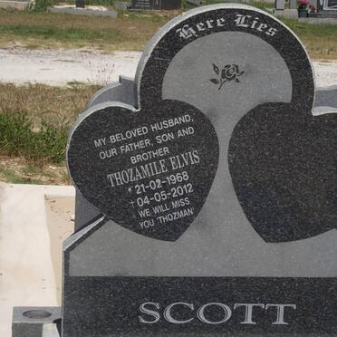 SCOTT Thozamile Elvis 1968-2012