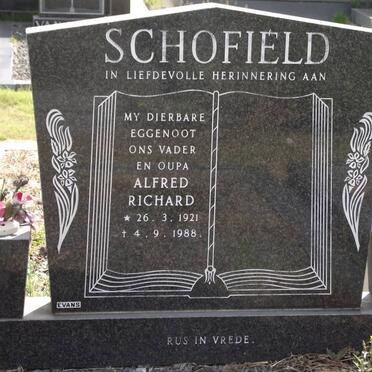 SCHOFIELD Alfred Richard 1921-1988
