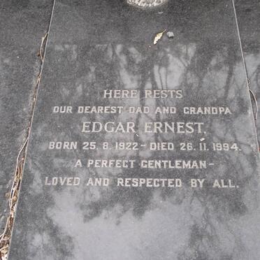 SEABORNE Edgar Ernest 1922-1994