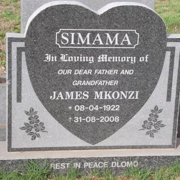 SIMAMA James Mkonzi 1922-2008