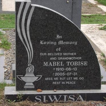SIWISA Mabel Tobise 1910-2005