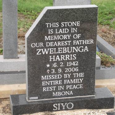 SIYO Zwelebunga Harris 1942-2006