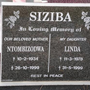 SIZIBA Ntombizodwa 1934-1999 :: SIZIBA Linda 1978-1999