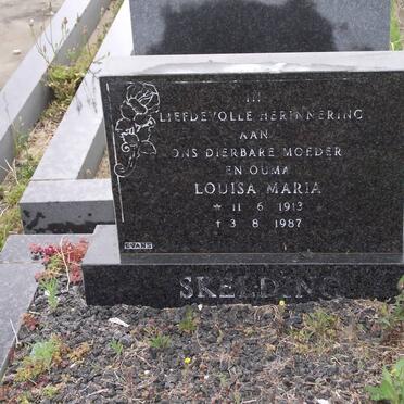 SKELDING Louisa Maria 1913-1987
