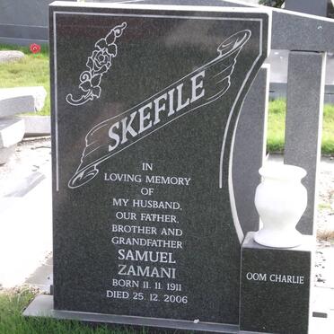 SKEFILE Samuel Zamani 1911-2006
