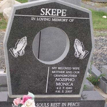 SKEPE Nozipho Monica 1940-2007