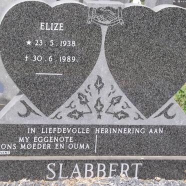 SLABBERT Elizabeth W.J. 1938-1989