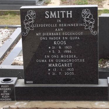 SMITH J.J. 1923-1986 &amp; Margaret 1925-2005