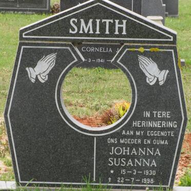 SMITH Johanna Susanna 1930-1998