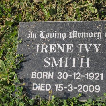 SMITH Irene Ivy 1921-2009