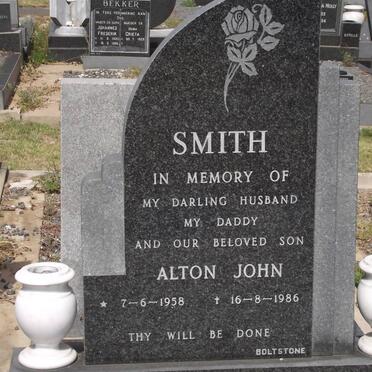 SMITH Alton John 1958-1986