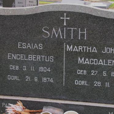 SMITH Esaias Engelbertus 1904-1974 &amp; Martha Johanna Magdalena 1904-1981