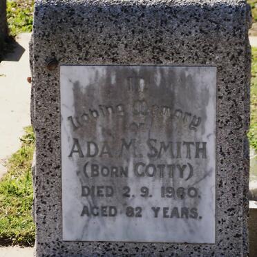 SMITH Ada M. nee COTTY -1960