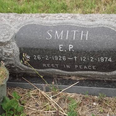 SMITH Erasmus Petrus 1926-1974