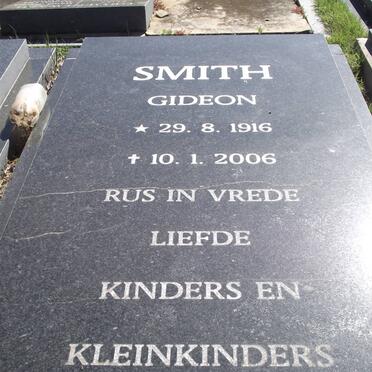 SMITH Gideon 1916-2006
