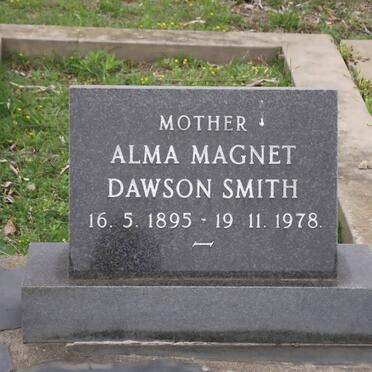SMITH Alma Magnet Dawson 1895-1978