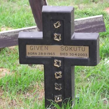 SOKUTU Given 1965-2003